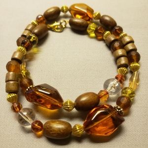 Wisconsin Monarch's  "Fall Elegance" Necklace 16"